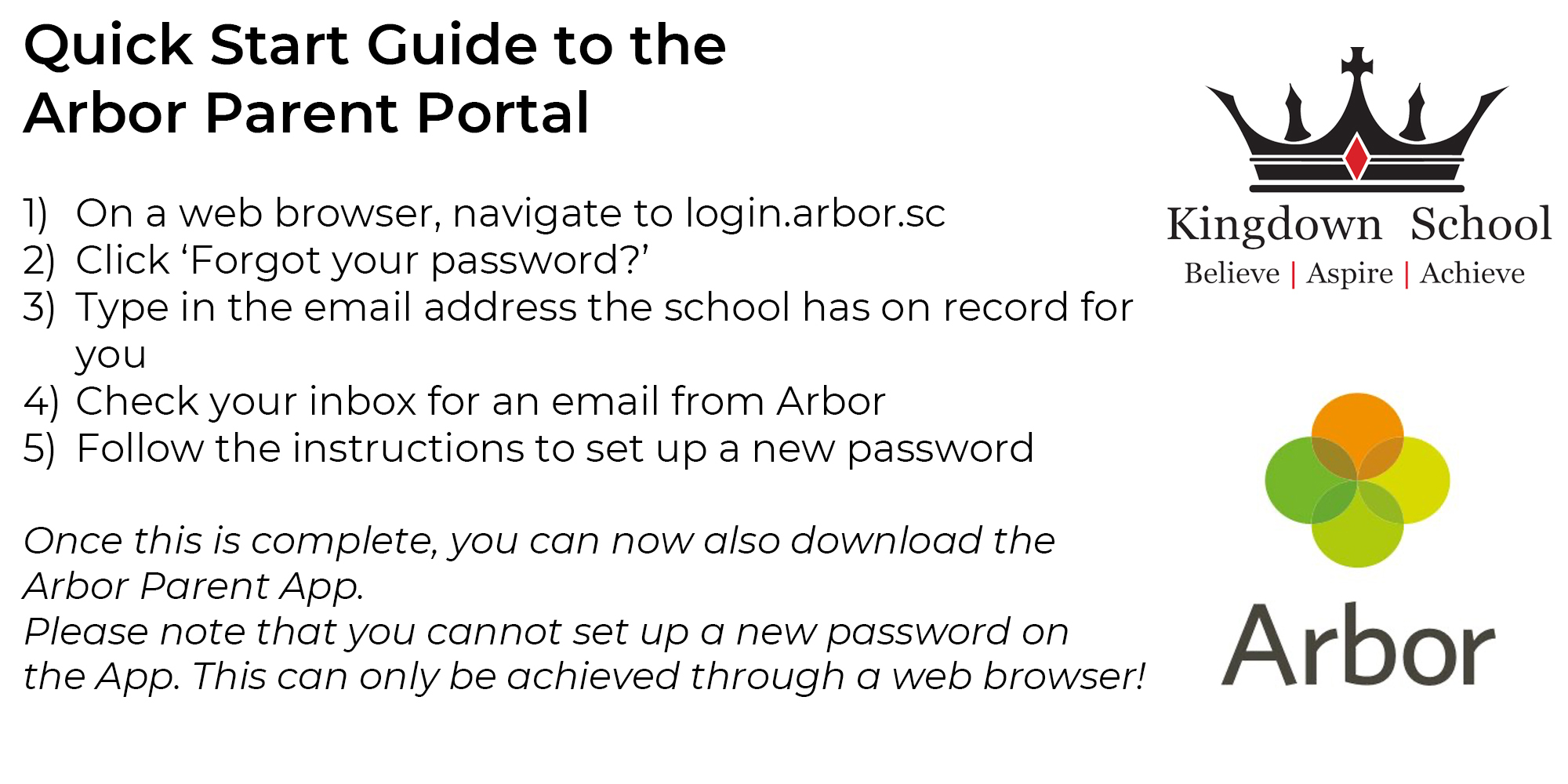 Arbor Quick Start Guide